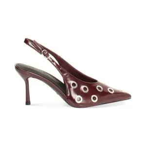 Salón desnudo con tacón de 10 cm en charol